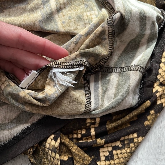 Michael Kors python print matte jersey shift dress size S - Picture 8 of 8